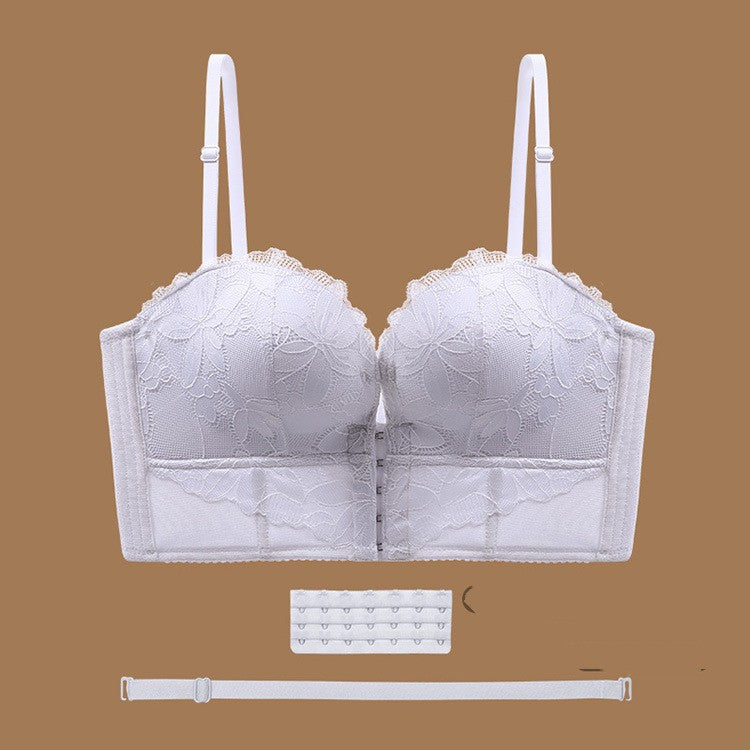 Women's Front And Rear Buckle Strapless Underwear