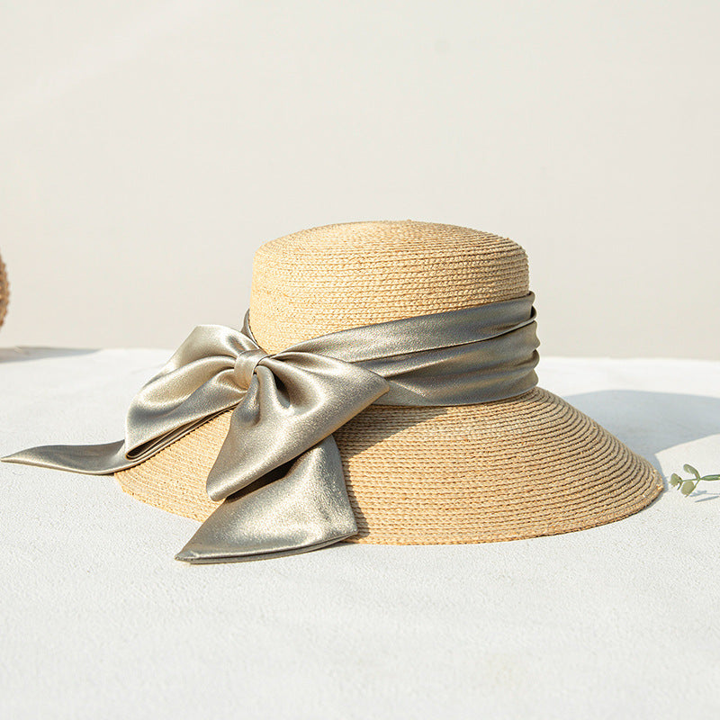 Straw Hat Sunscreen Beach Outing