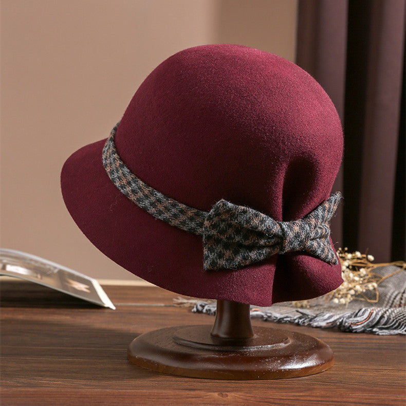 Elegant And Versatile Women's Wool Hat