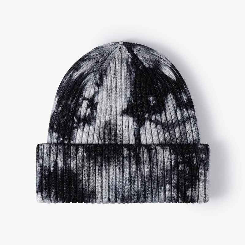 Tie-dye Personalized Wool Hat To Keep Warm